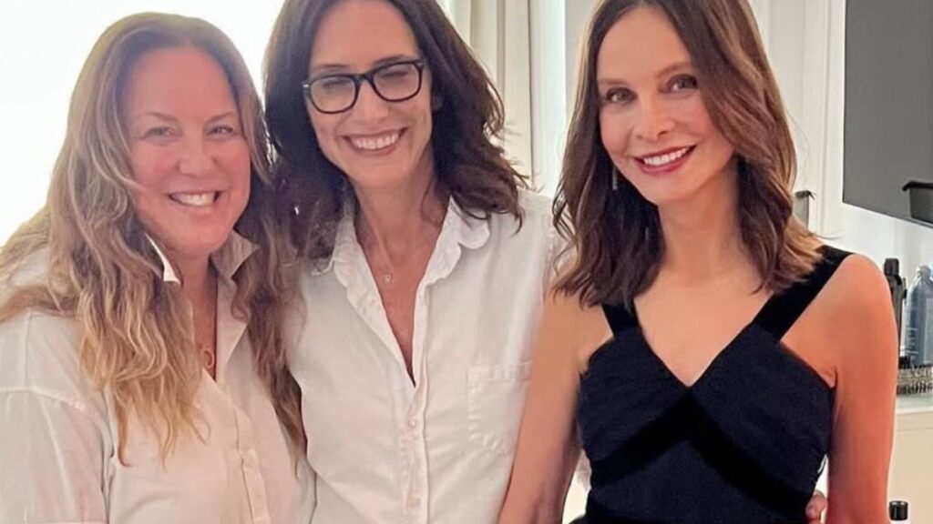 Calista Flockhart and friends