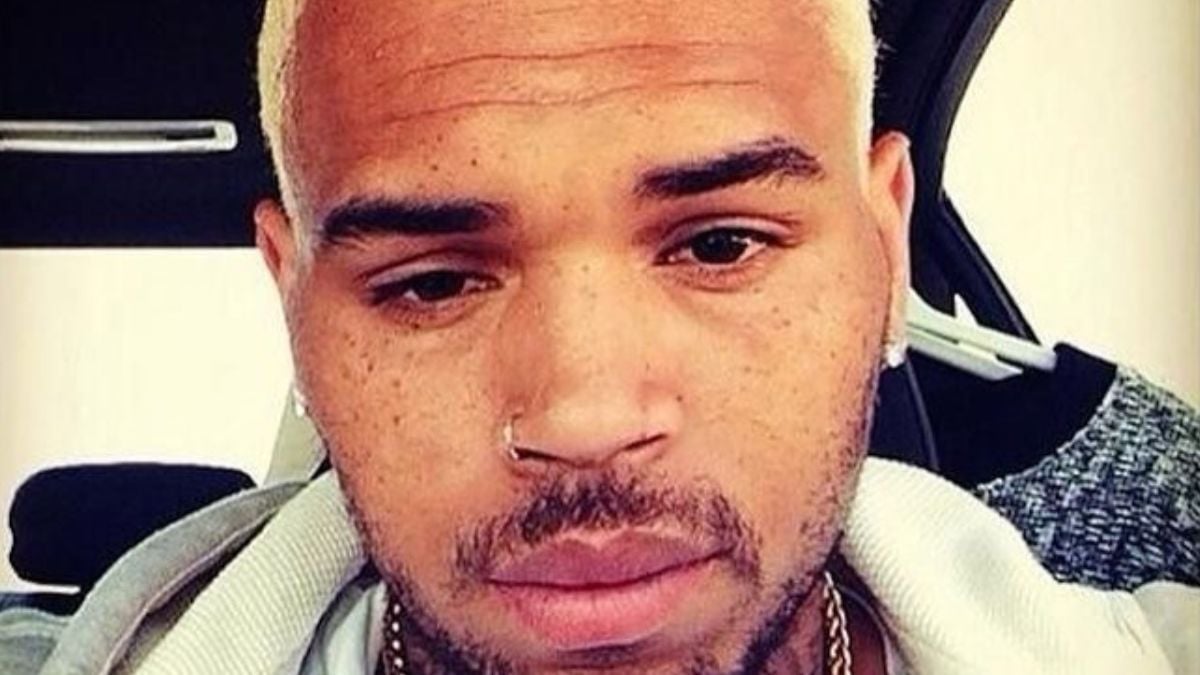 Chris Brown selfie