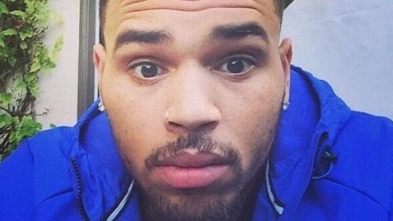 Chris Brown selfie