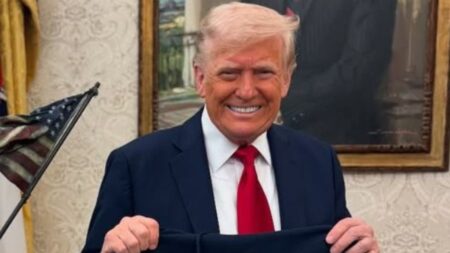 Terror Threat Raised As Trump’s ‘Foolish’ Iran Strikes Spark Global Tension: ‘Stupid Man’ Donald Trump in Oval Office with sweatshirt