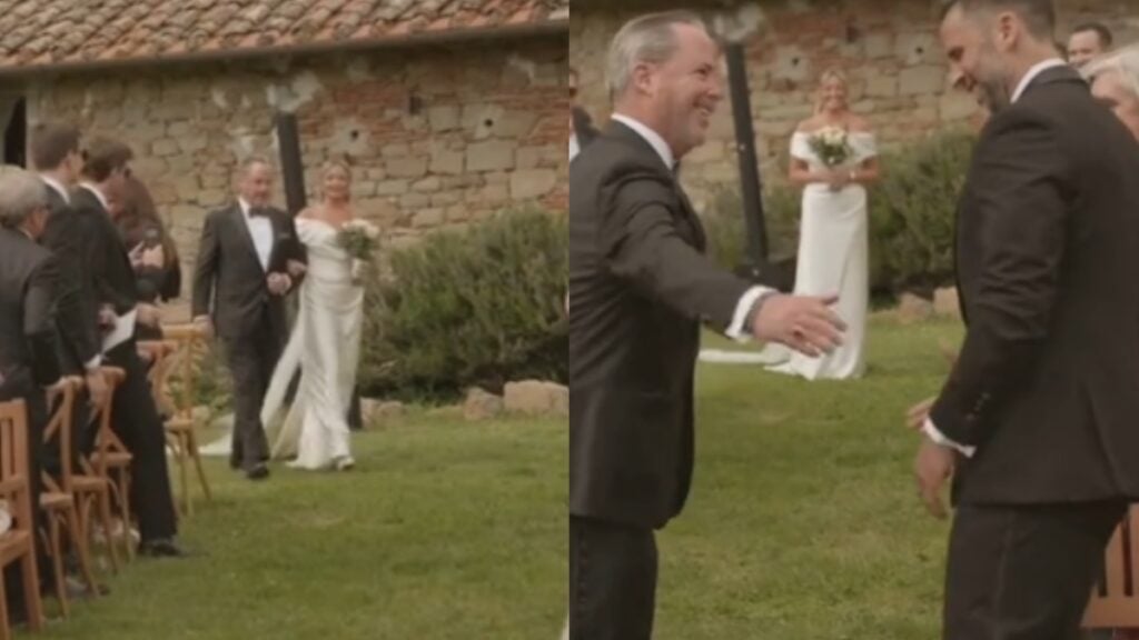 Florida Bride’s Father Shocks Guests At Wedding When He Sees Her Stepdad In Crowd: ‘Cries In Daddy Issues’ Florida bride has special moment with two fathers at wedding