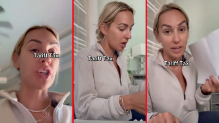 Florida Woman Dragged by Viewers After Receiving Surprise Tariff Bill, ‘This is Just Short-Term Suffering for Long-Term Gains’ florida tiktoker aivanelli getting a tariff bill