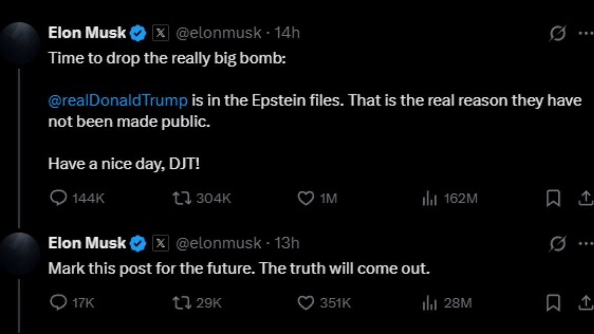 Elon Musk v Donald Trump, feat. Epstein files