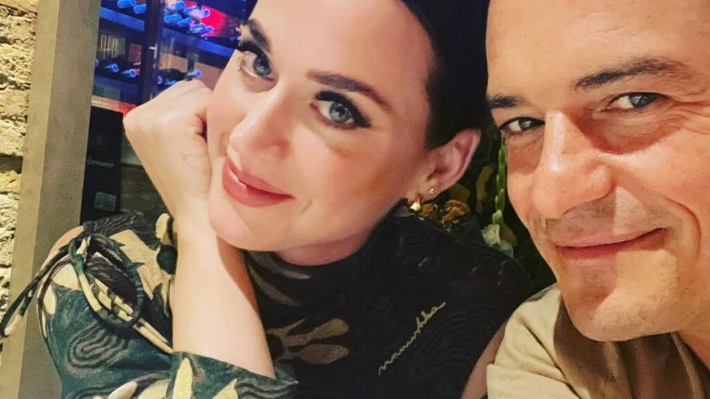 Katy Perry and Orlando Bloom selfie
