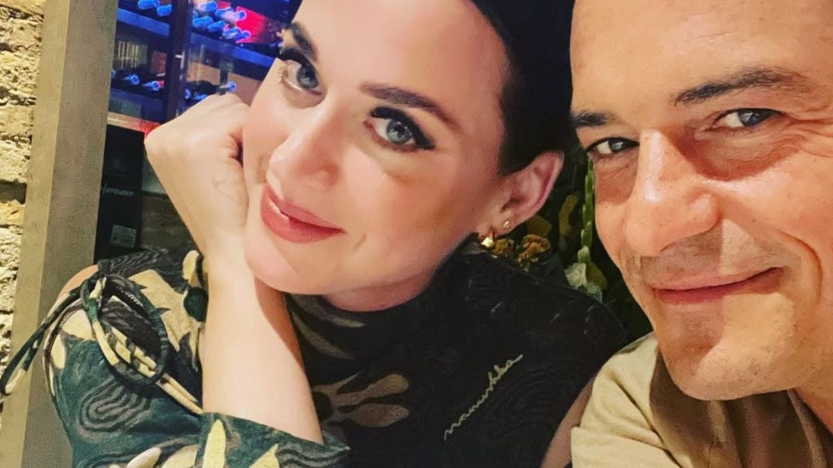 Katy Perry and Orlando Bloom selfie