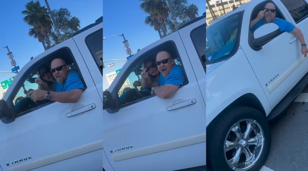 Los Angeles MAGA Duo Spews Racist Slurs in Traffic Confrontation: ‘She is literally BARKING. But it’s not a cult…’ racist MAGA in California