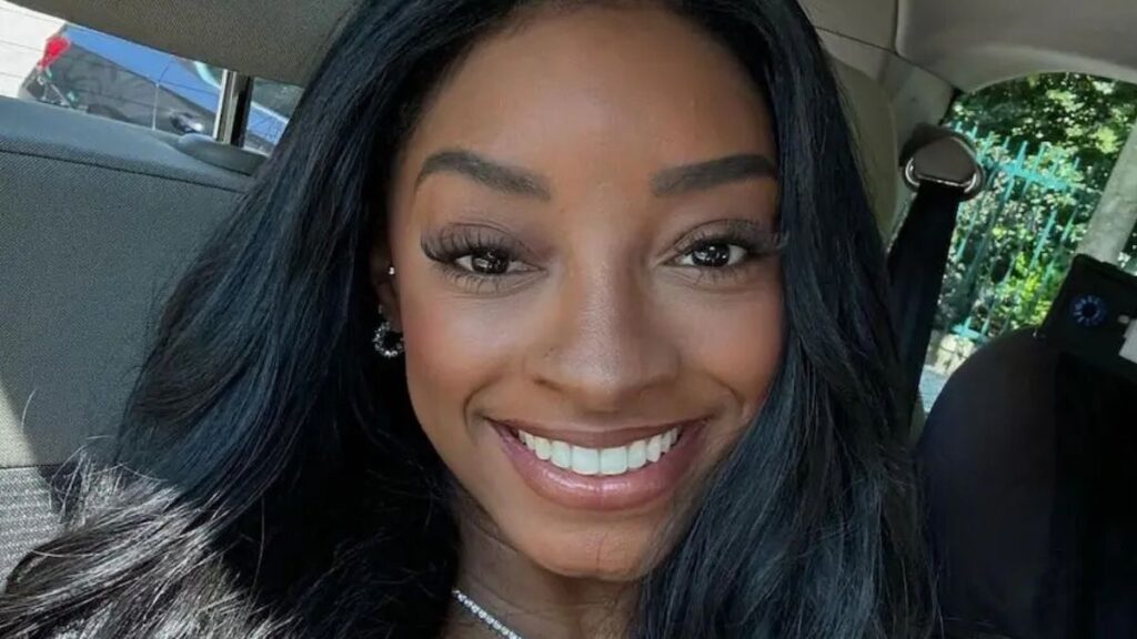 Simone Biles smiling