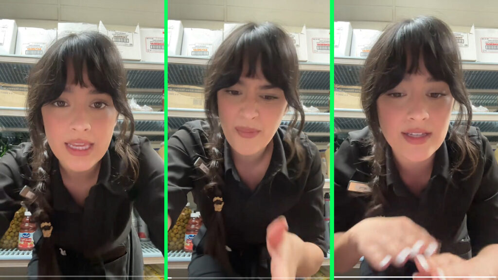 California Server Reveals Scummy Restaurant Scam, ‘This is Like the Seventh Plate You Guys Have Ordered’ tiktoker @girlypopzonly from california