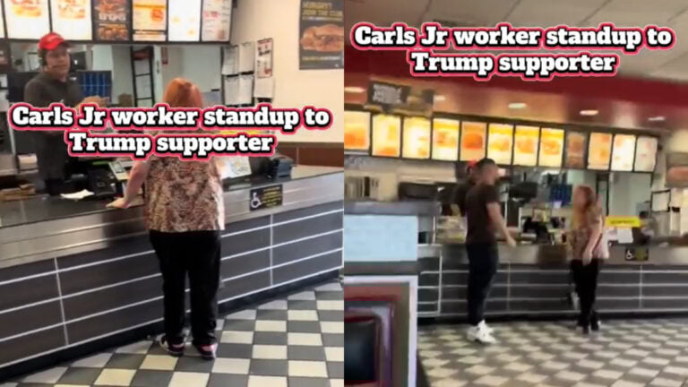 California Carls Jr Worker Shuts Down Racist Karen: ‘Don’t Feed the Trolls, Evict Them'