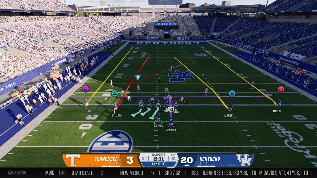 College Football 26 UI