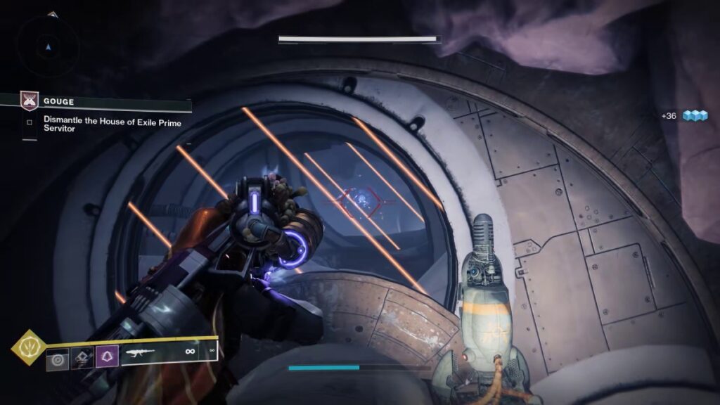 Relocator in Gouge mission