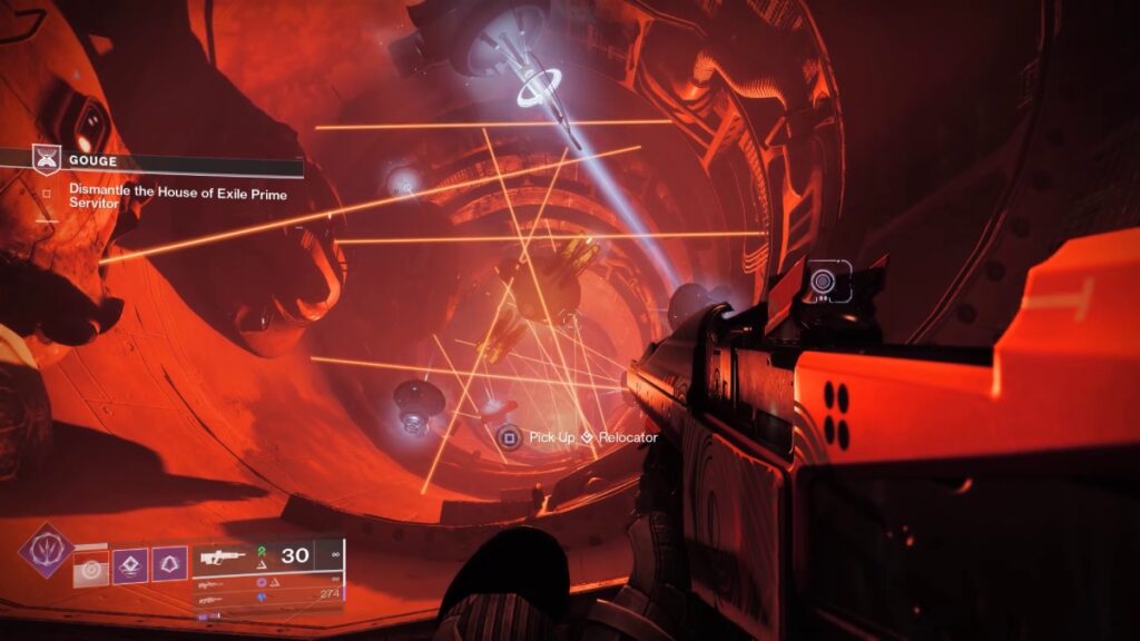 Destiny 2 Relocator Puzzle in Gouge