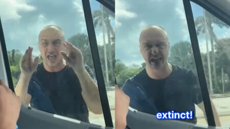 Racist Florida Man Explodes in Deranged Rant, Claims ‘Spanish Race Is Going Extinct’: ‘Florida Sure Has a Lot of Weirdos’ Racist Florida Man Explodes in Deranged Rant, Claims ‘Spanish Race Is Going Extinct’: ‘Florida Sure Has a Lot of Weirdos'