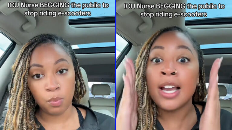Illinois ICU Nurse Begs People to Stop Riding E-Scooters, ‘One of My Coworkers Just Bought a Scooter That Goes 70mph… WHY???’ Illinois ICU Nurse Begs People to Stop Riding E-Scooters