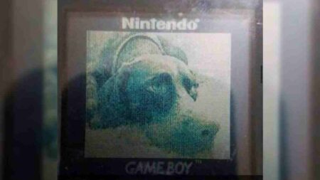 Ohio 1999 Game Boy dog picture