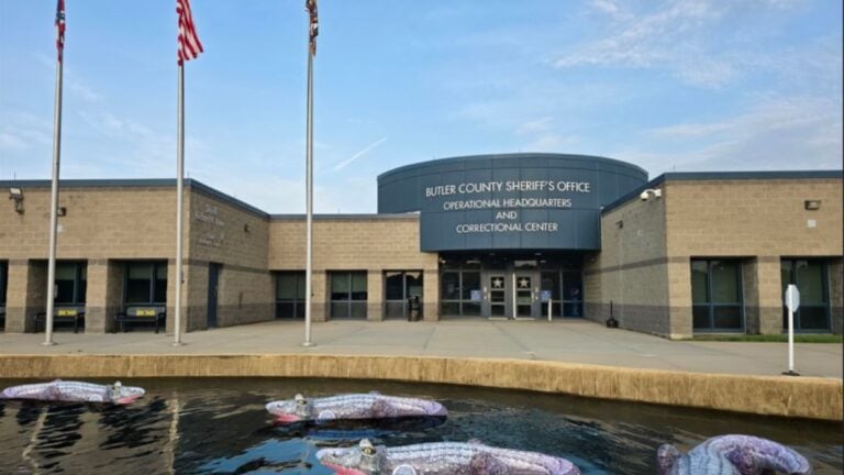 Sheriff's Department in Ohio Channels Alligator Alcatraz With Inflatable Crocs Outside Office To 'Guard the Yard': 'People's Suffering Is Hilarious!'