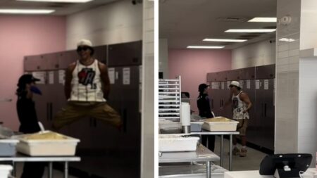 Pennsylvania TikToker dancing in a Crumbl