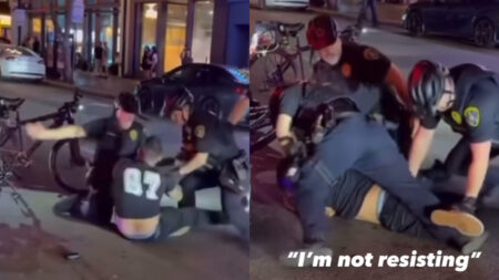San Diego Police Under Fire After Video Shows Officer Punching, Kneeing Man Pinned to Ground: ‘Straight up Violent’ San Diego Police Under Fire After Video Shows Officer Punching, Kneeing Man Pinned to Ground: ‘Straight up Violent'