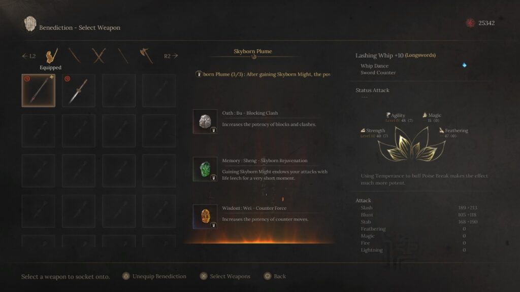 Skyborne Plume Benediction Set