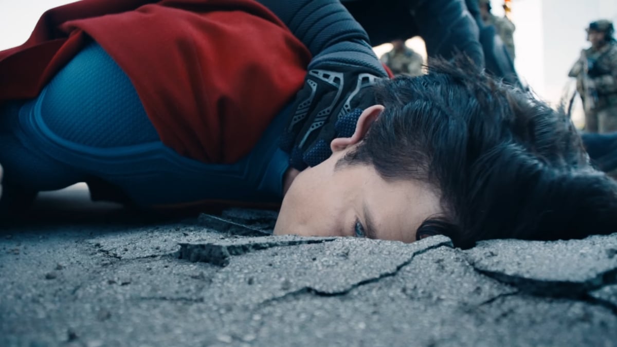 Superman on the ground
