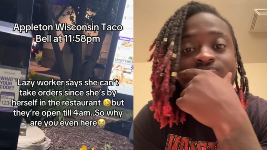 Wisconsin Taco Bell Worker Is Schooled After Refusing To Take Nighttime Order: ‘Shorty Was Mad Rude’ Wisconsin Taco Bell worker gets called out