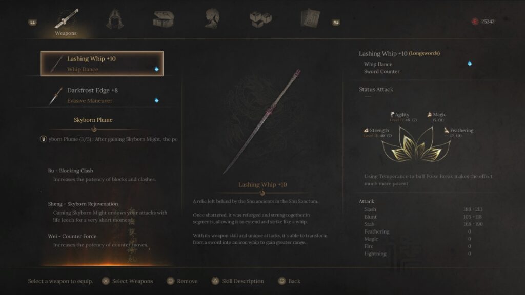Lashing Whip Weapon