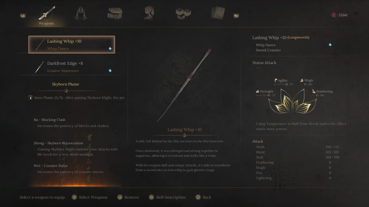 Lashing Whip Longsword
