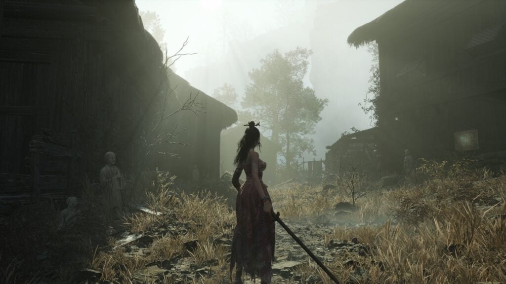 A dilapidated village