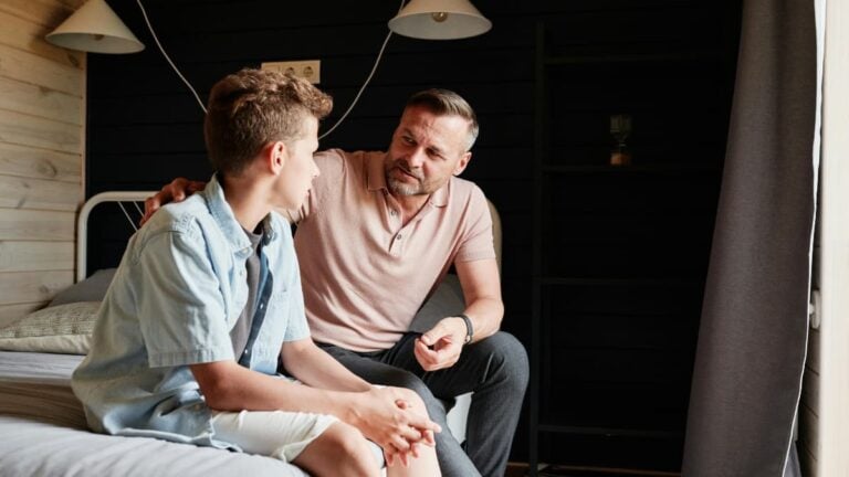 Oregon Dad Loses It After 15-Year-Old Son Crashes His Car: ‘I’m Calling the Cops, I’ve Failed as a Parent!’ A picture of a father and a son in relation to the Oregon father.