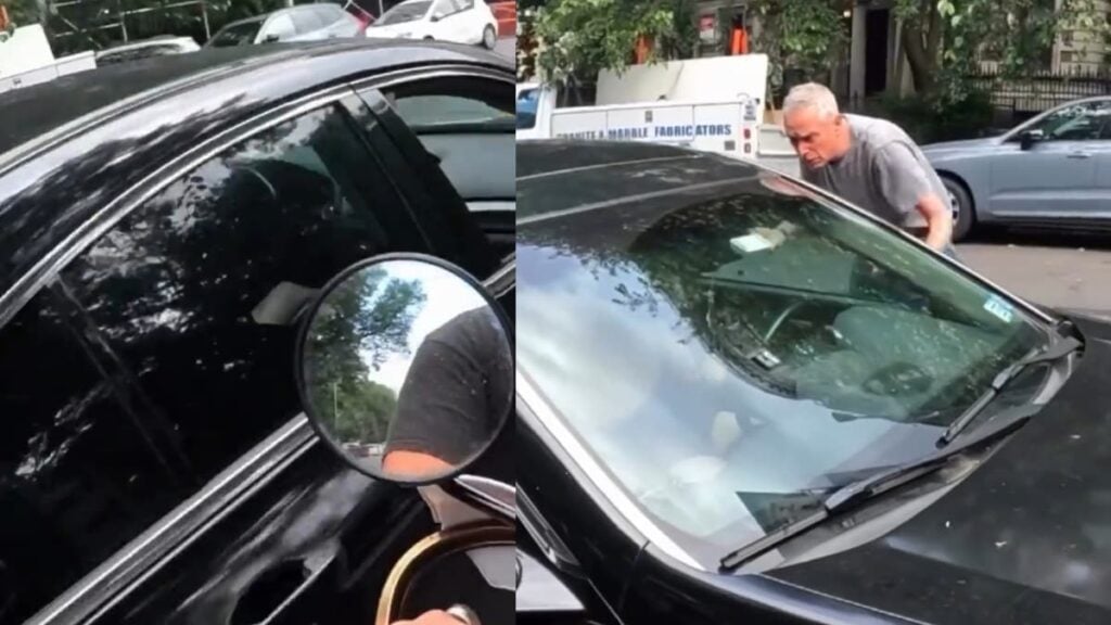 Reckless New York Driver Almost Hits Biker and Instantly Pays the Price: ‘What An Idiot She Is’ A picture of the New York driver.