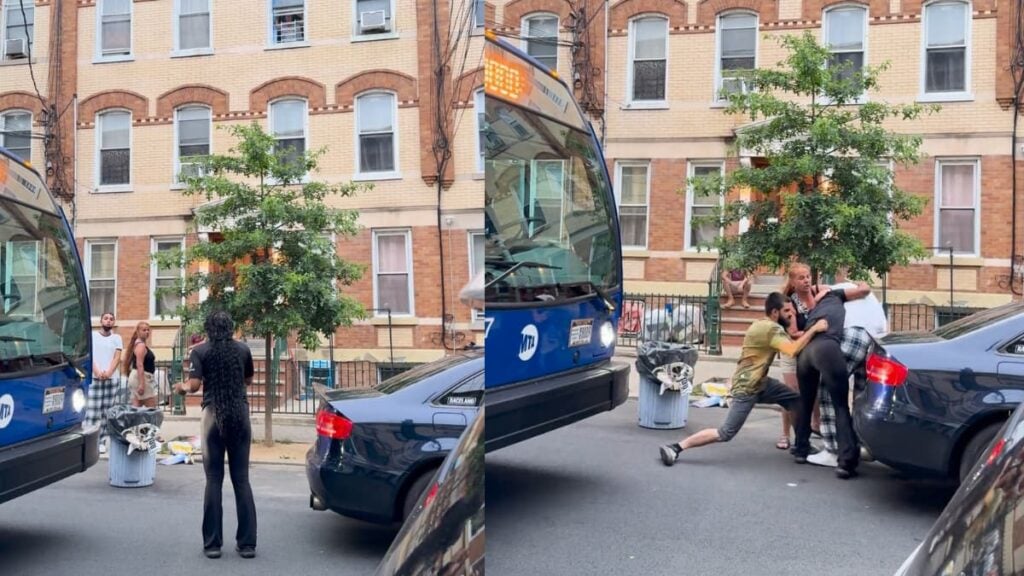 Unhinged New York Trio Jumps Black Woman in Ugly Street Brawl Over Parking Spot: ‘Arrest These Morons’ A picture of the New York trio.