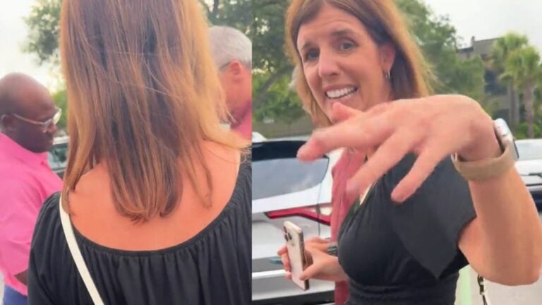 South Carolina Karen Harasses Black Man and Goes Racist on Stranger Trying to Help: ‘Trump’s America Is an Ugly Place’ A picture of the South Carolina Karen.