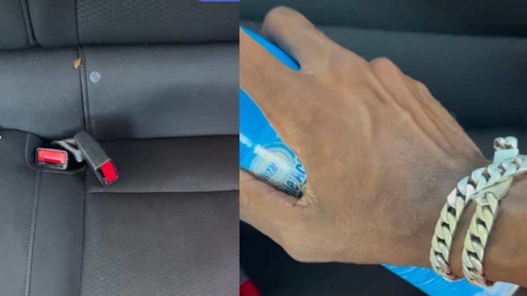 Georgia Passenger Horrified After Spotting Roach Crawling Inside His Uber Ride: ‘I Would Have Jumped Out of the Car’ A picture taken by the Georgia passenger.