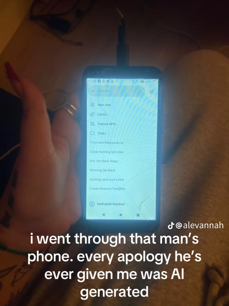 A picture of the California woman's post.