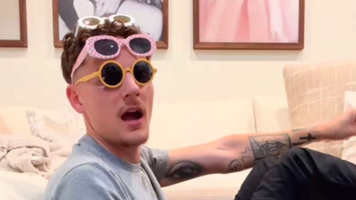 Dad doing TikTok trend