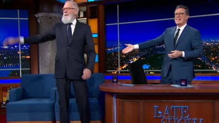 David Letterman on Stephen Colbert