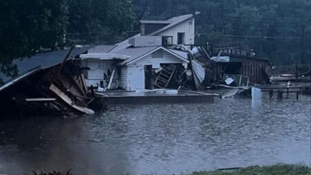 Flash flood in Texas