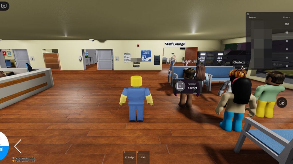 How to Check Your Discharge Counts or Points in Roblox CNA Simulator