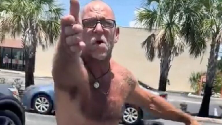 Florida man yelling at woman