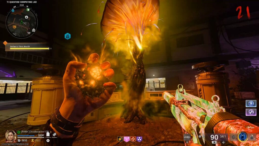 The Cyst sucking Aether tree essence