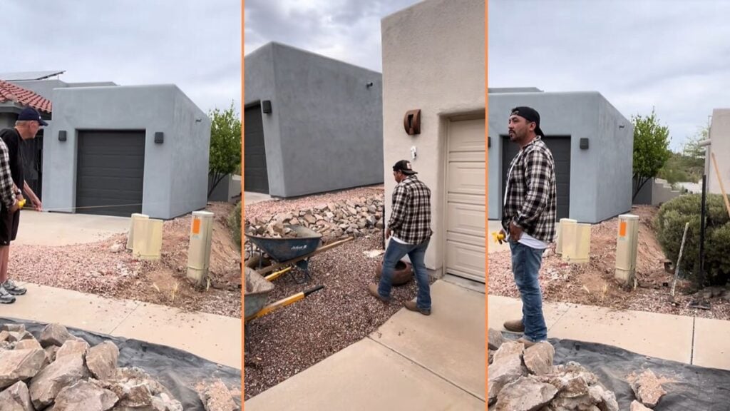 Arizona Male Karen Confronted About Having Built Garage on Neighbor’s Property, ‘It’s Her Property, She Paid For It’ Arizona Male Karen Confronted About Having Built Garage on Neighbor's Property, 'It's Her Property, She Paid For It'