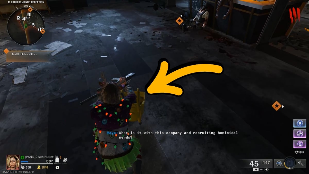 Bucket easter egg Black Ops 6 Zombies Reckoning map