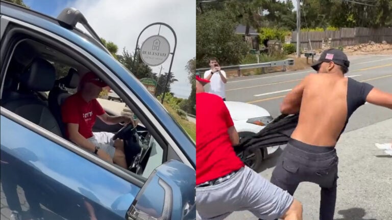 California Car Week Mayhem After Drunk Kia Driver Dents Rolls-Royce and Street Fight Erupts: ‘Dumbass Old Man’ California Car Week Mayhem After Drunk Kia Driver Dents Rolls-Royce and Street Fight Erupts: ‘Dumbass Old Man’