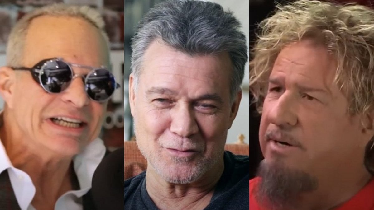 David Lee Roth- Eddie Van Halen- Sammy Hagar