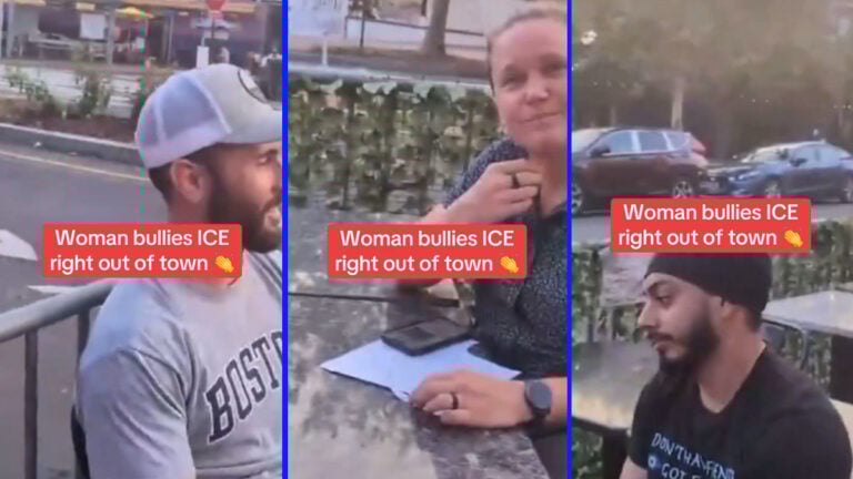 Fiery Massachusetts Superwoman Bullies ICE Out of a Restaurant