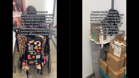 Florida Walmart Handicap Fitting Room