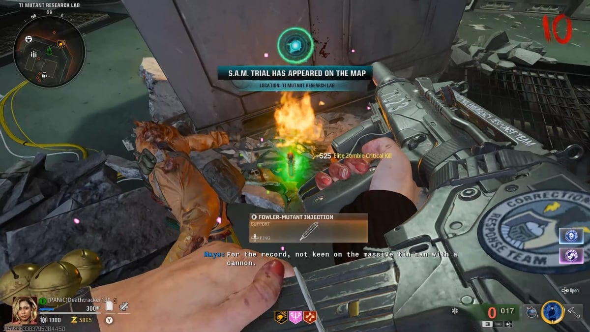 Fowler mutant injection device