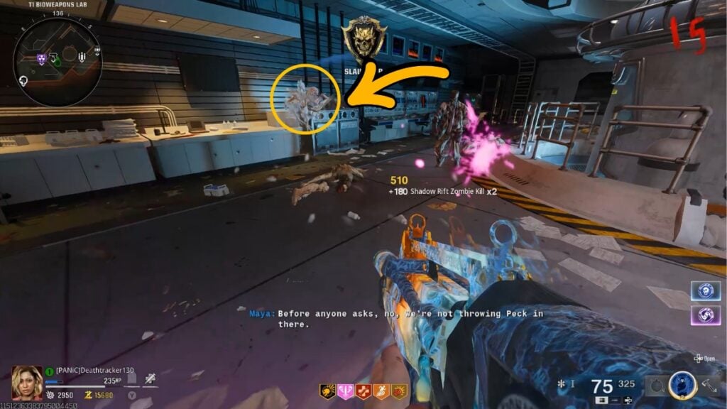 Feed vermins to the Cyst - Reckoning Zombies easter egg quest