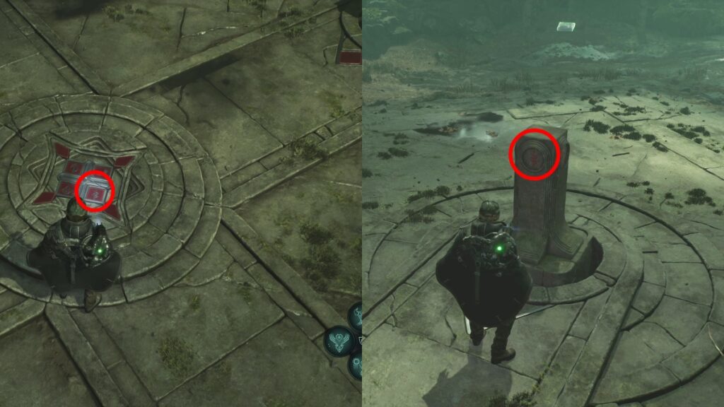 Tomb entrance puzzle