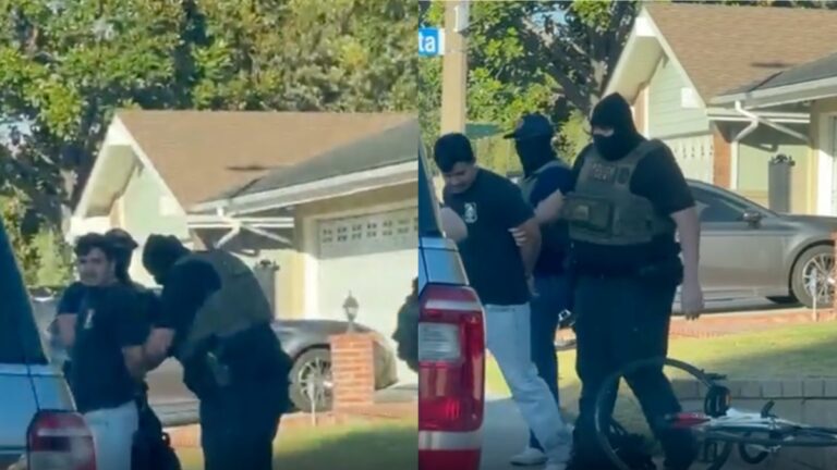 ICE Agent Arrests Cyclist